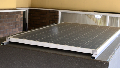 Cover undercoated, solar panel 250w loaded with hi-tensile M8 70mm long thru bolts into frame ends.